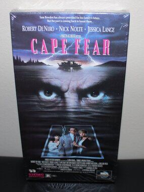 3/$55❤️new 1992 Cape Fear (1991) VHS Robert De Niro Nick Nolte Martin Scorsese